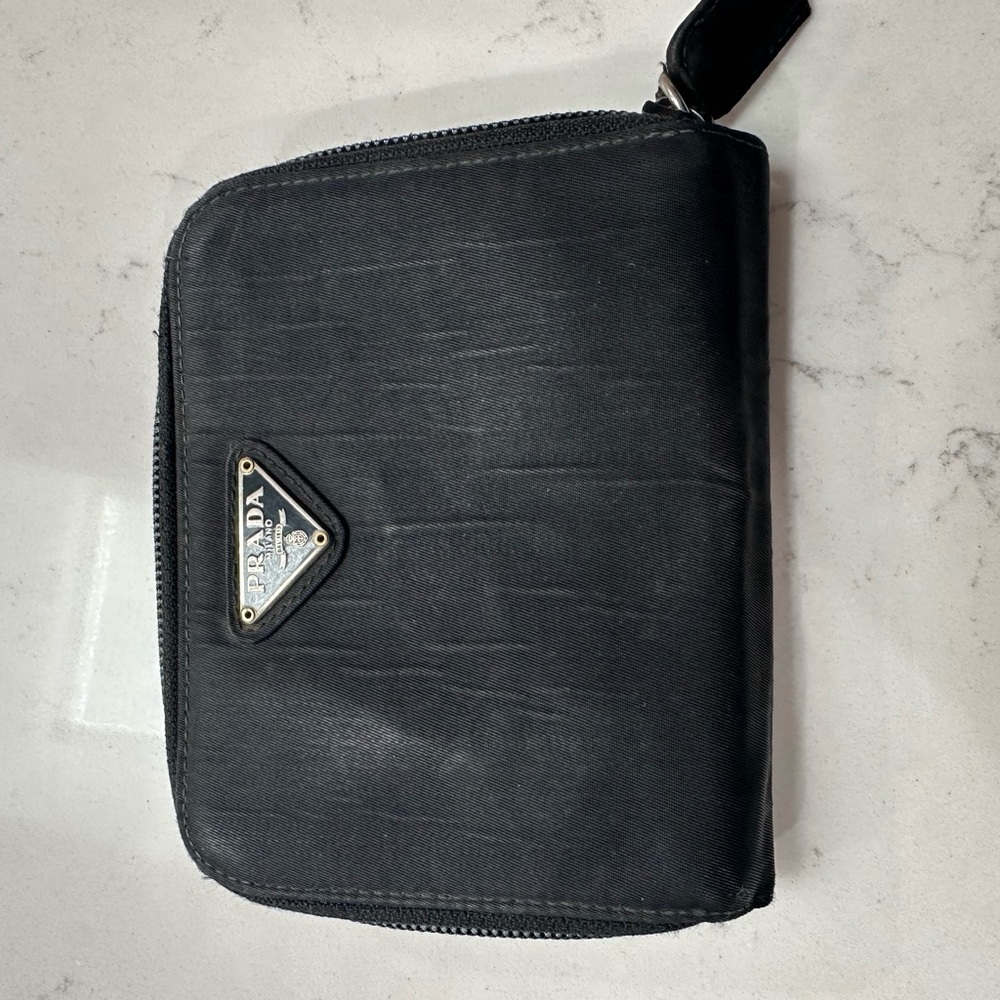 Prada Nylon Black Compact Wallet - Picture 2 of 15